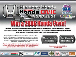 Harmony Honda Civic Road Test
