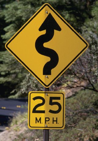 Yellow Traffic Sign